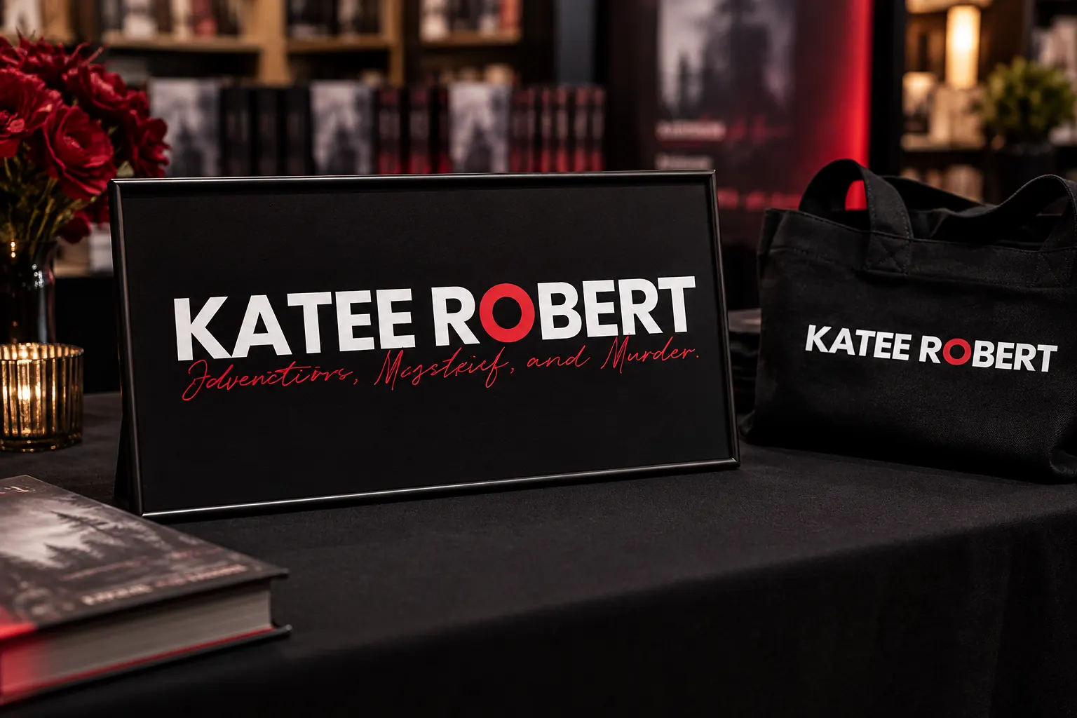 Katee Robert author branding portfolio