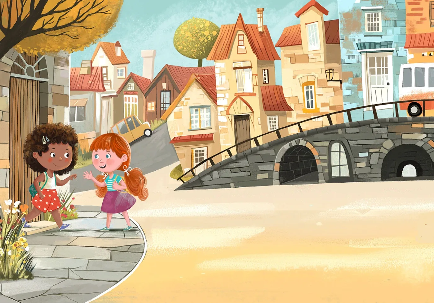 Story village illustration