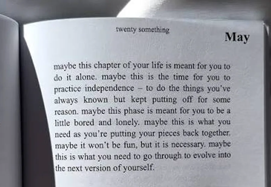 Open page from Ron Lim's book Twenty Something