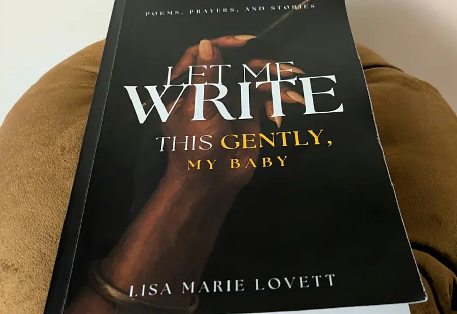 Let Me Write This Gently, My Baby book display